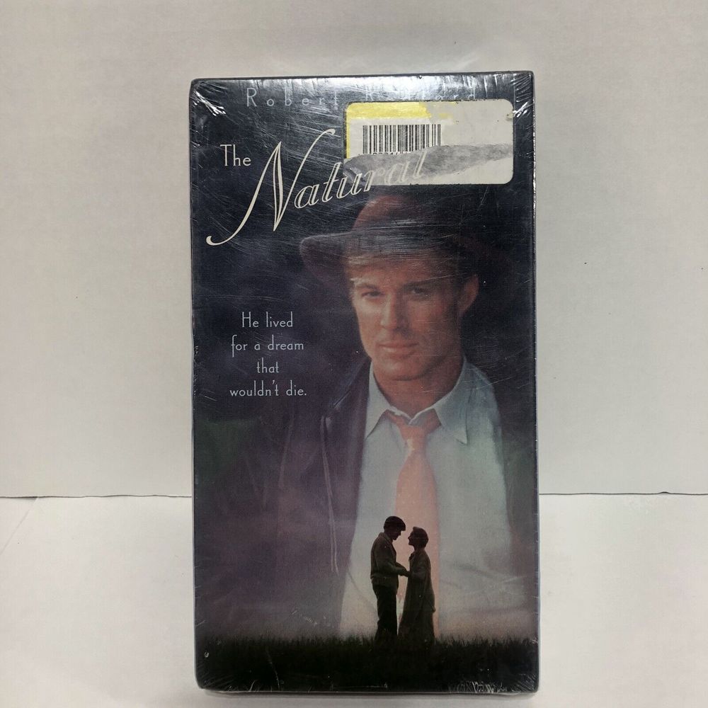 The Natural (VHS 1984) Sealed NEW Vintage Robert Redford RCA Columbia Watermark